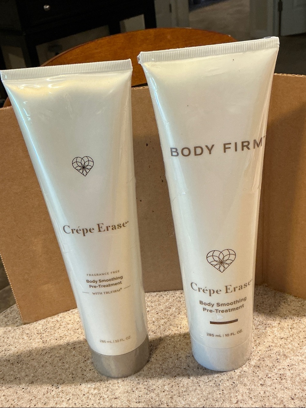 Lot of 2 Body Firm Crepe Erase Body Smoothing Pre-Treatment 10oz Each Sealed